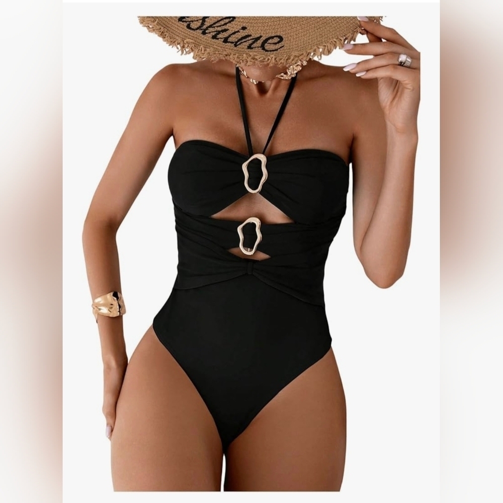 Verdusa Women's Cut Out One Piece Swimsuit #1178 NWOT